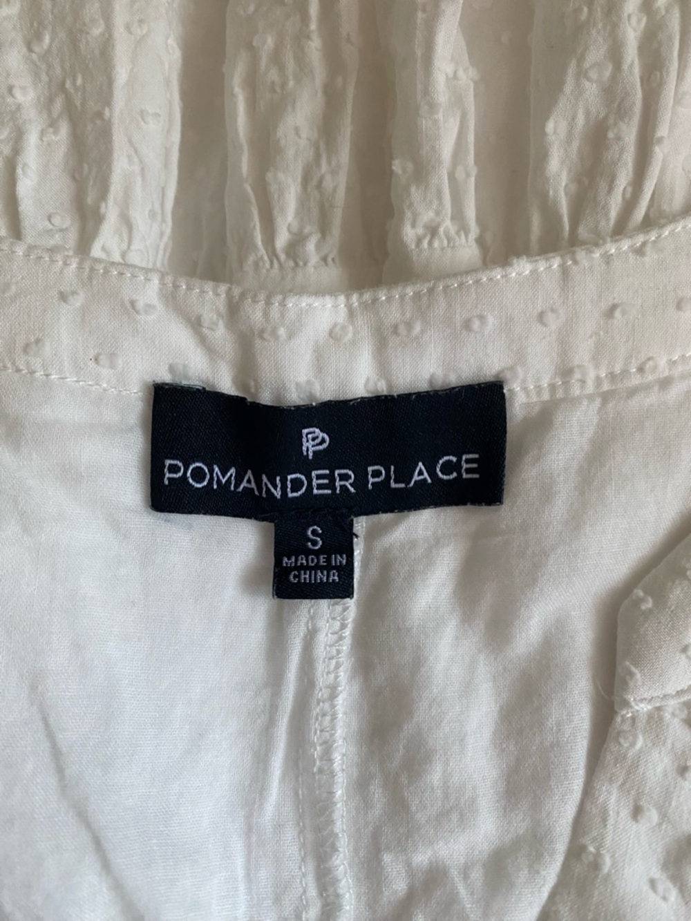 Tuckernuck Pomander Place | Kenzo Sleeveless Dress in White Swiss Dot - Picture 5 of 10